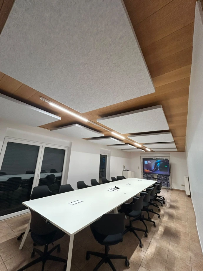 SPIE Belgium – Îlots acoustiques en salle de réunion